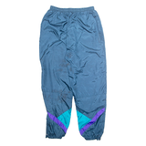 VICTORY Womens Track Pants Blue Tapered XL W28 L29