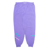 GOLDEN CUP Womens Track Pants Purple Tapered L W36 L31