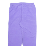 GOLDEN CUP Womens Track Pants Purple Tapered L W36 L31