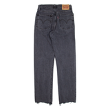 LEVI'S 501 Jeans Womens Black Regular Straight W24 L26