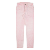 LEVI'S 512 Jeans Womens Pink Slim Tapered W31 L32