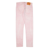 LEVI'S 512 Jeans Womens Pink Slim Tapered W31 L32