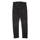 LEVI'S 512 Jeans Mens Black Slim Tapered W28 L27