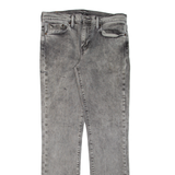 LEVI'S 511 Jeans Mens Grey Slim Straight W32 L31