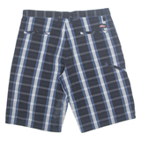 DICKIES Mens Chino Shorts Blue Check L W36