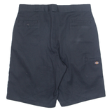 DICKIES Loose Fit Mens Workwear Shorts Blue XL W40