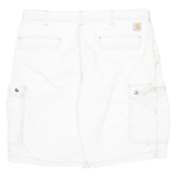 CARHARTT Cargo Style Mens Workwear Shorts White XL W38