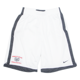 NIKE BASKETBALL Fresno City College Womens Mens Sports Shorts White M W28
