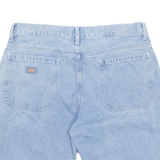 DICKIES Cut Off Denim Mens Workwear Shorts Blue XL W38