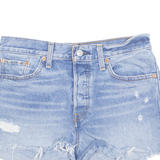 LEVI'S Cut Off Womens Denim Shorts Blue M W29