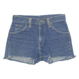 LEE Cut Off Womens Denim Shorts Blue 90s S W28