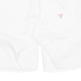GUESS Mens Denim Shorts White M W34