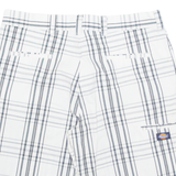 DICKIES Mens Chino Shorts White Check XL W37