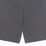 DICKIES Mens Chino Shorts Black Check L W36