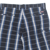 DICKIES Mens Chino Shorts Black Check L W36