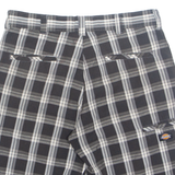 DICKIES Mens Chino Shorts Black Check M W32