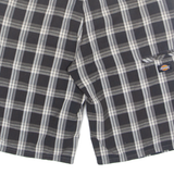 DICKIES Mens Chino Shorts Black Check M W32