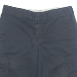 DICKIES Mens Workwear Shorts Black L W36