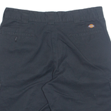 DICKIES Mens Workwear Shorts Black L W36