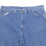 DICKIES Carpenter Denim Mens Workwear Shorts Blue XL W41