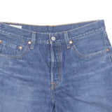 LEVI'S Turn Up 501 Premium E Womens Denim Shorts Blue M W32