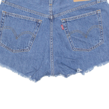 LEVI'S Cut Off 501 Womens Denim Shorts Blue M W30