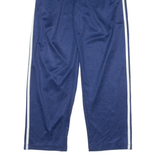 ADIDAS Mens Track Pants Blue Straight L W26 L28