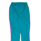 ELLESSE Womens Track Pants Blue Nylon Tapered UK 10 W26 L30