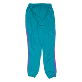 ELLESSE Womens Track Pants Blue Nylon Tapered UK 10 W26 L30
