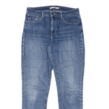 LEVI'S 721 High Rise Womens Jeans Blue Slim Skinny Stone Wash W27 L29