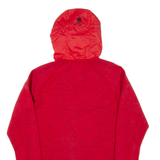 NIKE Mens Red Hoodie Full Zip S