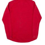 NIKE Mens Red Hoodie Full Zip S