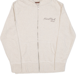 HARD ROCK CAFE Brussels Womens Beige Hoodie Full Zip S