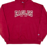 CHAMPION Eagles Mens Red Hoodie USA 2XL
