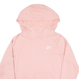 NIKE Womens Pink Hoodie M