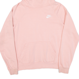NIKE Womens Pink Hoodie M