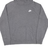 NIKE Womens Grey Hoodie L