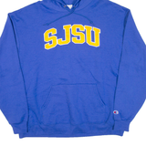 CHAMPION Sjsu Mens Blue Hoodie USA XL