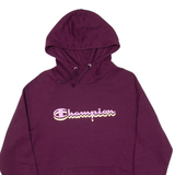 CHAMPION Womens Purple Hoodie M