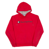 CHAMPION Mens Red Hoodie S