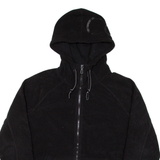 CALVIN KLEIN Womens Black Hoodie Full Zip XL