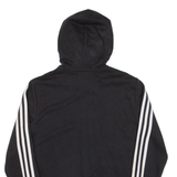 ADIDAS Womens Black Hoodie Full Zip L