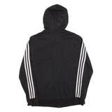 ADIDAS Womens Black Hoodie Full Zip L