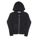 TOMMY HILFIGER Mens Black Hoodie Full Zip S