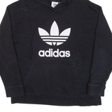 ADIDAS Womens Black Hoodie UK 10