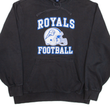 SPORT TECH Royals Football Mens Black Hoodie USA L