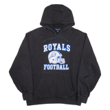 SPORT TECH Royals Football Mens Black Hoodie USA L