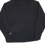 CHAMPION Mens Black Hoodie M