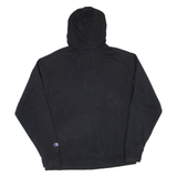 CHAMPION Mens Black Hoodie M