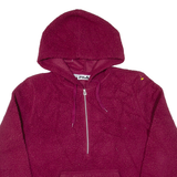 FILA Womens Maroon Hoodie UK 14